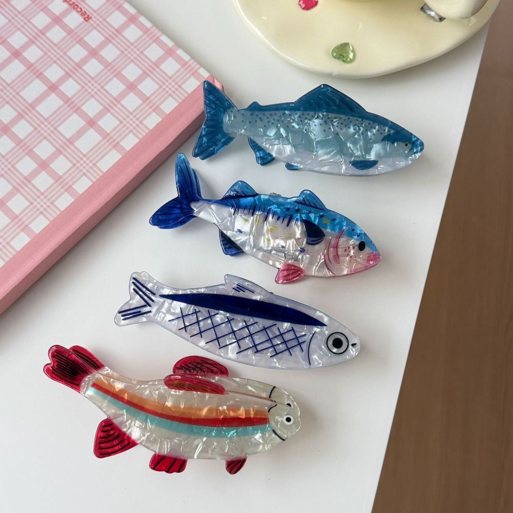 Korean Lifestyle & Kids Boutique - Haarspeld Oceaan Dier Haarklem Pvc Tonijn