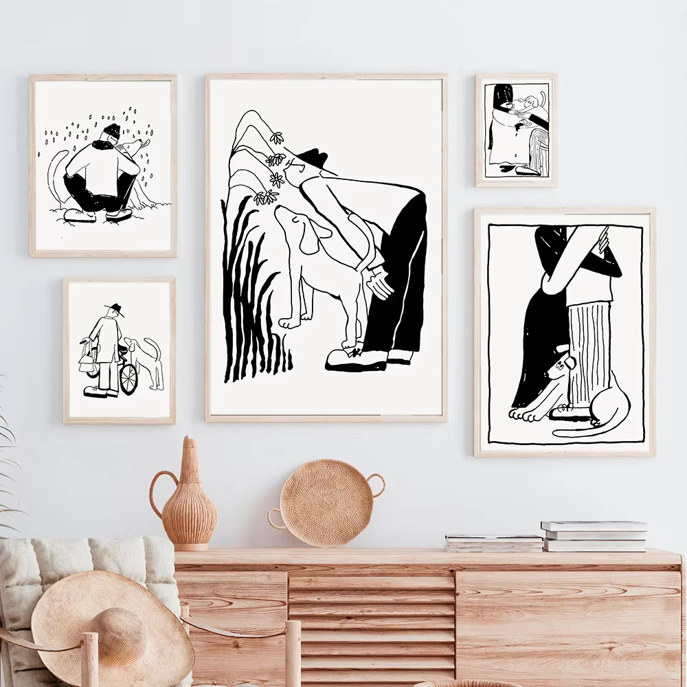 Korean Lifestyle & Kids Boutique - Koreaanse minimalistische levensstijl en liefdesposter, leuk