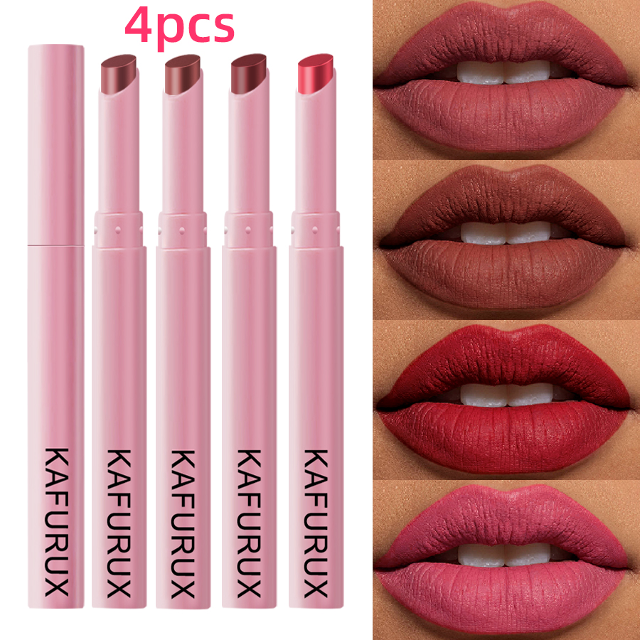 Korean Lifestyle Products - 4 stuks kleurrijke sexy rood-roze lipliner