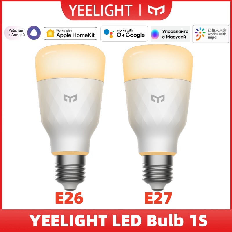 Yeelight LED-lamp 1S E26/E27,  - Yeelight Light Smart Bulb recensie en prijs