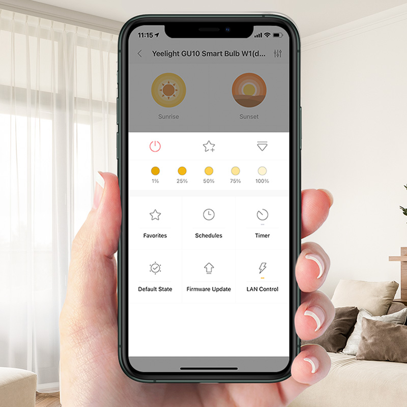 Yeelight GU10 W1 WiFi Smart LE - Yeelight Light Smart Bulb recensie en prijs