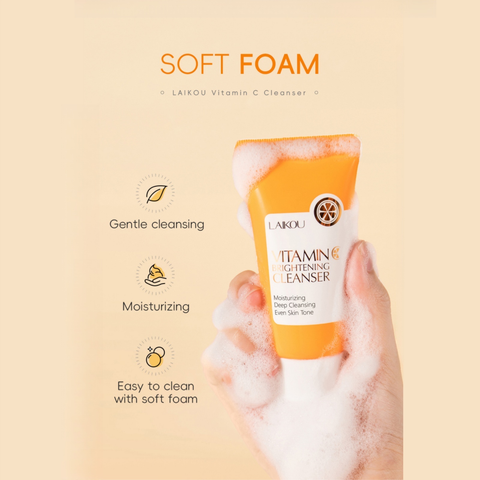 Vitamine C Gezichtsreiniger 50 - Korean Lifestyle Products recensie en prijs